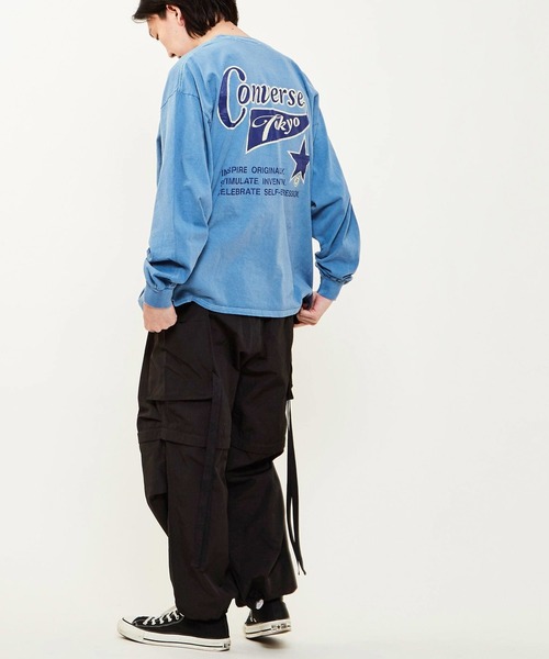 CONVERSE TOKYO(コンバーストウキョウ)の「2WAY DETACHABLE MILITARY WIDE CARGO PANTS(カーゴパンツ・レディース・オリーブ/ブラック/ベージュ/ネイビー/カーキ・SMALL/MEDIUM)」の10枚目の写真