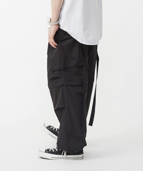 CONVERSE TOKYO(コンバーストウキョウ)の「2WAY DETACHABLE MILITARY WIDE CARGO PANTS(カーゴパンツ・レディース・オリーブ/ブラック/ベージュ/ネイビー/カーキ・SMALL/MEDIUM)」の11枚目の写真
