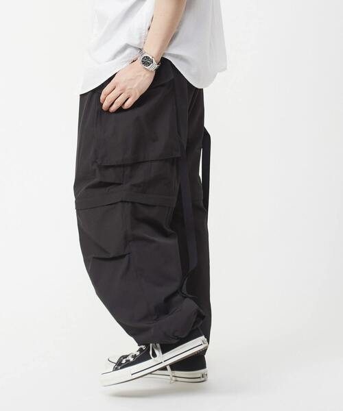 CONVERSE TOKYO(コンバーストウキョウ)の「2WAY DETACHABLE MILITARY WIDE CARGO PANTS(カーゴパンツ・レディース・オリーブ/ブラック/ベージュ/ネイビー/カーキ・SMALL/MEDIUM)」の13枚目の写真
