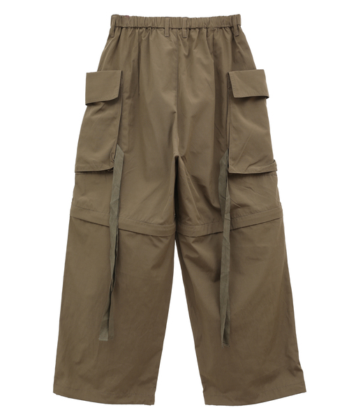 CONVERSE TOKYO(コンバーストウキョウ)の「2WAY DETACHABLE MILITARY WIDE CARGO PANTS(カーゴパンツ・レディース・オリーブ/ブラック/ベージュ/ネイビー/カーキ・SMALL/MEDIUM)」の22枚目の写真