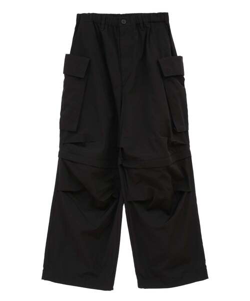 CONVERSE TOKYO(コンバーストウキョウ)の「2WAY DETACHABLE MILITARY WIDE CARGO PANTS(カーゴパンツ・レディース・オリーブ/ブラック/ベージュ/ネイビー/カーキ・SMALL/MEDIUM)」の6枚目の写真