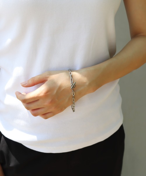 金属アレルギー対応「ieLS」ステンレス マンテルチェーンブレスレット（ブレスレット）｜ieLS（イエルズ）