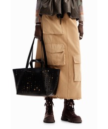 Desigual | PRESTON マルチカーゴポケット ロングスカート ベージュ(スカート)