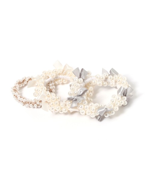 GLOBAL WORK（グローバルワーク）の「アソートヘアゴム/130519（ヘアゴム・レディース・ホワイト系その他6/カラフル/ベージュ系その他2/ベージュ系その他3/ベージュ系その他7/ブルー系その他4/ブラック系その他5/その他10/その他8/その他9/その他1/その他2/その他3/その他4/その他・ONE SIZE）」の2枚目の写真