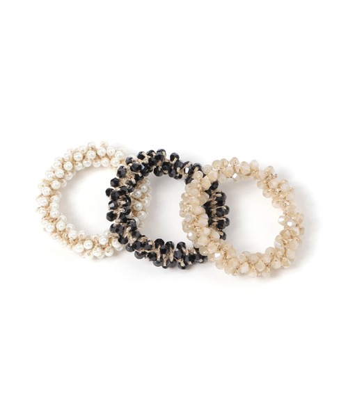 GLOBAL WORK（グローバルワーク）の「アソートヘアゴム/130519（ヘアゴム・レディース・ホワイト系その他6/カラフル/ベージュ系その他2/ベージュ系その他3/ベージュ系その他7/ブルー系その他4/ブラック系その他5/その他10/その他8/その他9/その他1/その他2/その他3/その他4/その他/ブラック系その他6/グレー系8/ベージュ系7/その他20/その他21/パープル系9・ONE SIZE）」の4枚目の写真