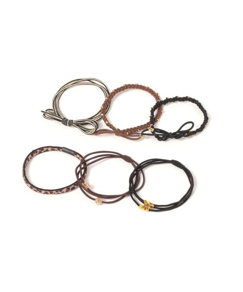 GLOBAL WORK（グローバルワーク）の「アソートヘアゴム/130519（ヘアゴム・レディース・ホワイト系その他6/カラフル/ベージュ系その他2/ベージュ系その他3/ベージュ系その他7/ブルー系その他4/ブラック系その他5/その他10/その他8/その他9/その他1/その他2/その他3/その他4/その他・ONE SIZE）」の10枚目の写真