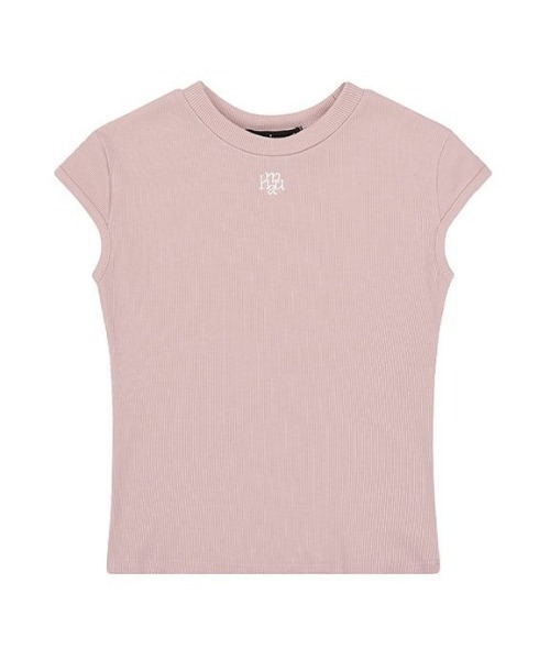 muahmuah(ムーアムーア)の「A'GEM/9 × .kom 『muah muah/ムーアムーア』 LOGOSTITCHSHORTSLEEVEHALFT-SHIRT/ロゴステッチ ショートスリーブ ハーフ 半袖カットソー(Tシャツ/カットソー・レディース・ピンク/ブラック/ホワイト/ライトブルー・FREE)」の21枚目の写真