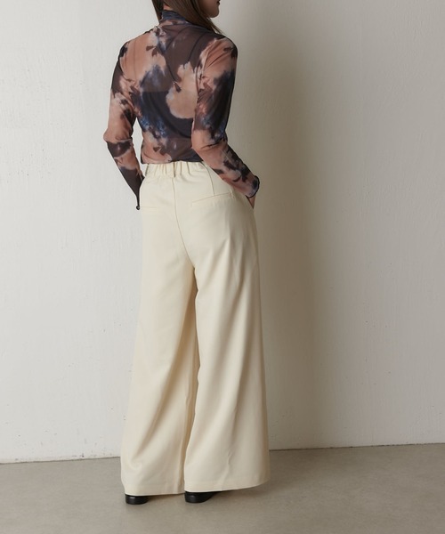 マーブルプリントシアートップス（Tシャツ/カットソー）｜Lui's（ルイス）