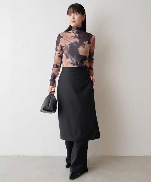 マーブルプリントシアートップス（Tシャツ/カットソー）｜Lui's（ルイス）