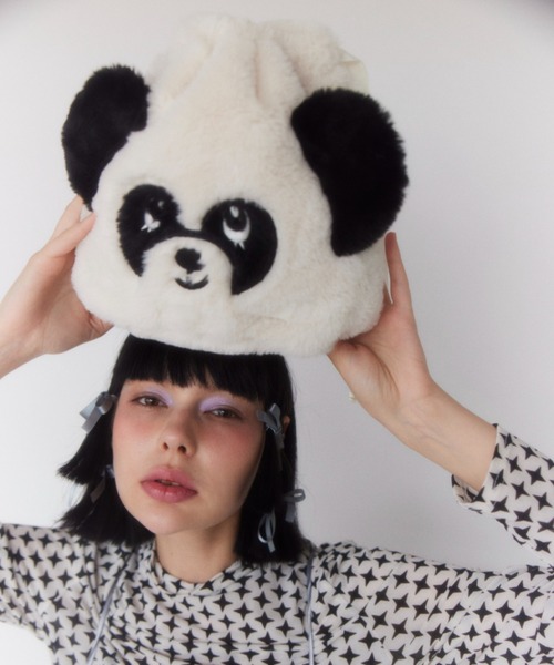 Candy Stripper（キャンディストリッパー）の「PEPE FUR HAND バッグ（ハンドバッグ・レディース・アイボリー・FREE）」の2枚目の写真