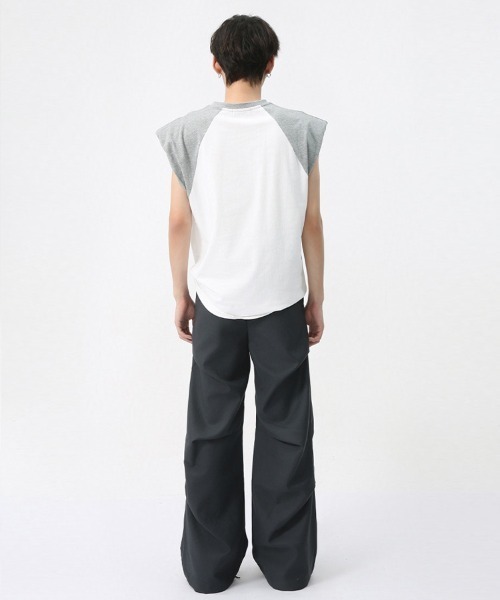 オーバーサイズ ショルダーパッドラグランノースリーブTシャツ ベスト（Tシャツ/カットソー）｜Ressaca（レサーカ）