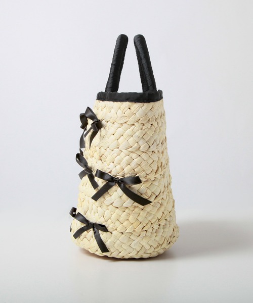 Julia Boutique（ジュリアブティック）の「リボンカゴバッグ/24130（かごバッグ・レディース・ブラック・ONE）」の12枚目の写真