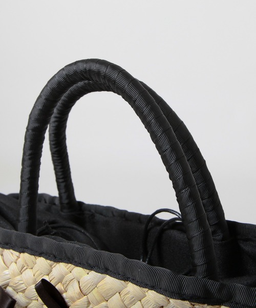 Julia Boutique（ジュリアブティック）の「リボンカゴバッグ/24130（かごバッグ・レディース・ブラック・ONE）」の16枚目の写真