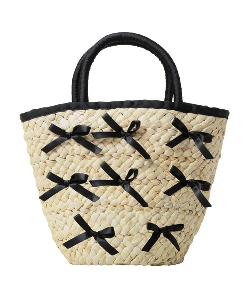 Julia Boutique（ジュリアブティック）の「リボンカゴバッグ/24130（かごバッグ・レディース・ブラック・ONE）」の20枚目の写真