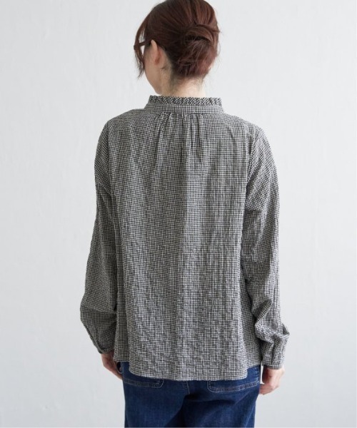 LBC（エルビーシー）の「オーガニックコットン襟フリルブラウス（シャツ/ブラウス・レディース・ホワイト/ブラック/ブラウン系その他・M/L）」の11枚目の写真