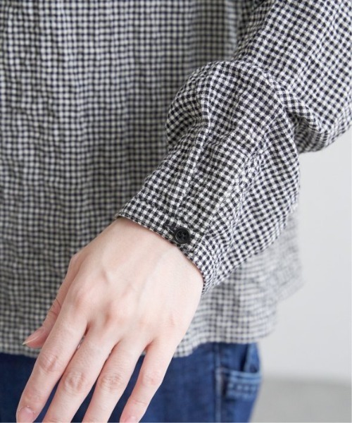 LBC（エルビーシー）の「オーガニックコットン襟フリルブラウス（シャツ/ブラウス・レディース・ホワイト/ブラック/ブラウン系その他・M/L）」の17枚目の写真