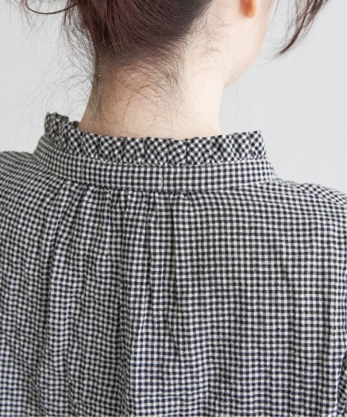 LBC（エルビーシー）の「オーガニックコットン襟フリルブラウス（シャツ/ブラウス・レディース・ホワイト/ブラック/ブラウン系その他・M/L）」の14枚目の写真