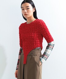 Ray BEAMS | シャーリング ボディスーツ(ニット/セーター)