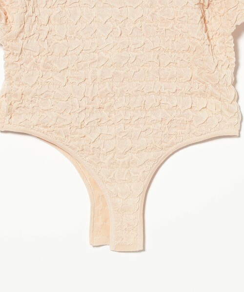 Ray BEAMS（レイビームス）の「シャーリング ボディスーツ（ニット/セーター・レディース・ベージュ/レッド・ONE SIZE）」の12枚目の写真