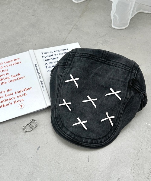 SOLLON.(ソルロン)の「メニーリボンビンテージハンチング帽(ハンチング/ベレー帽・レディース・ブラウン/ベージュ/ブラック・FREE)」の10枚目の写真