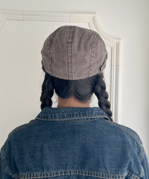 SOLLON.(ソルロン)の「メニーリボンビンテージハンチング帽(ハンチング/ベレー帽・レディース・ブラウン/ベージュ/ブラック・FREE)」の14枚目の写真