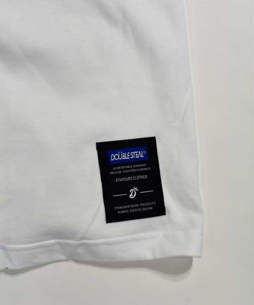 DOUBLE STEAL（ダブルスティール）の「DBSL筆記体刺繍 長袖Tシャツ（Tシャツ/カットソー・メンズ・ブラック/ホワイト・LARGE/X-LARGE/MEDIUM）」の12枚目の写真