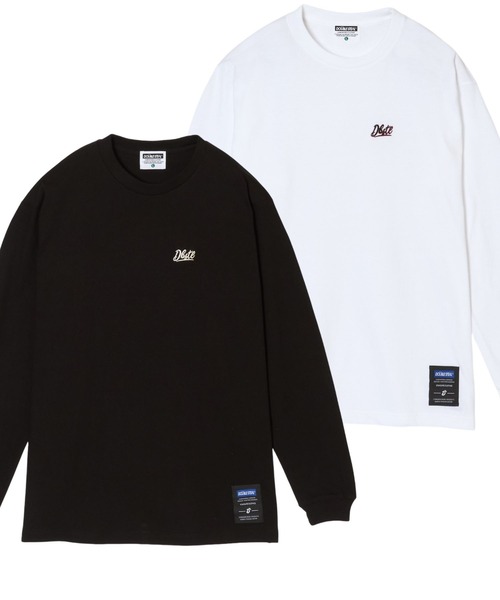 DOUBLE STEAL（ダブルスティール）の「DBSL筆記体刺繍 長袖Tシャツ（Tシャツ/カットソー・メンズ・ブラック/ホワイト・LARGE/X-LARGE/MEDIUM）」の4枚目の写真