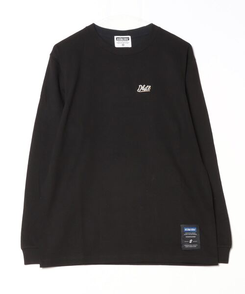 DOUBLE STEAL（ダブルスティール）の「DBSL筆記体刺繍 長袖Tシャツ（Tシャツ/カットソー・メンズ・ブラック/ホワイト・LARGE/X-LARGE/MEDIUM）」の14枚目の写真