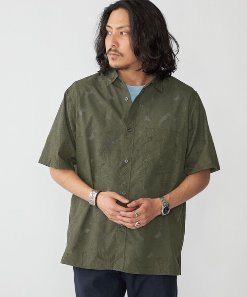SHIPS（シップス）の「SHIPS: オパール レギュラーカラー ショートスリーブ シャツ（シャツ/ブラウス・メンズ・ブラック/オリーブ/ネイビー・SMALL/MEDIUM/LARGE/X-LARGE）」の12枚目の写真