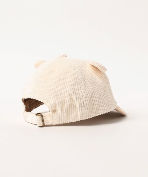 BEAMS mini（ビームスミニ）の「コーデュロイ クマ キャップ 2024FW（キャップ・キッズ・ブラウン/オフホワイト/ピンク・ONE SIZE）」の7枚目の写真