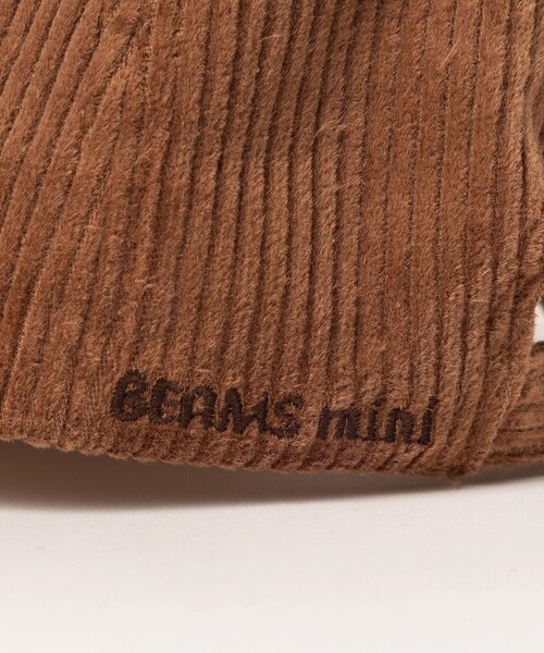 BEAMS mini（ビームスミニ）の「コーデュロイ クマ キャップ 2024FW（キャップ・キッズ・ブラウン/オフホワイト/ピンク・ONE SIZE）」の16枚目の写真