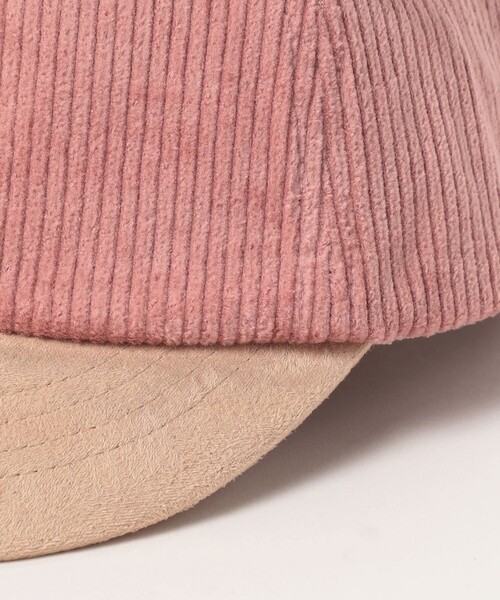 BEAMS mini（ビームスミニ）の「コーデュロイ クマ キャップ 2024FW（キャップ・キッズ・ブラウン/オフホワイト/ピンク・ONE SIZE）」の13枚目の写真