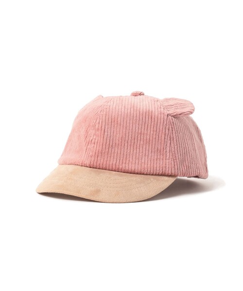 BEAMS mini（ビームスミニ）の「コーデュロイ クマ キャップ 2024FW（キャップ・キッズ・ブラウン/オフホワイト/ピンク・ONE SIZE）」の18枚目の写真