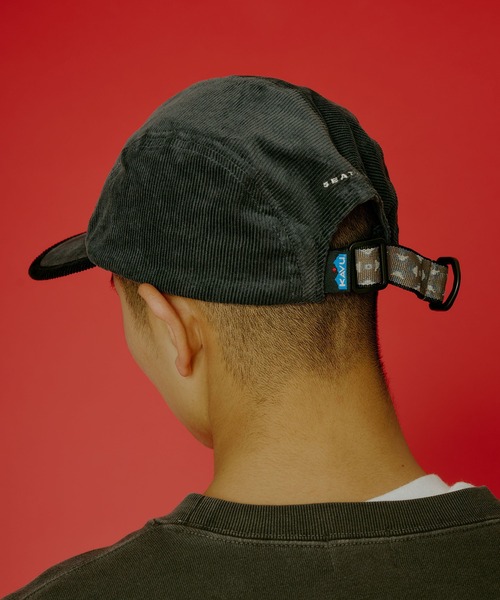 KAVU(カブー)の「KAVU/カブー Cord Pro Strap Cap/コードプロストラップキャップ(キャップ・メンズ・マスタード/ダークグリーン/チャコールグレー/ブラック/ダークブラウン/ネイビー・FREE)」の14枚目の写真