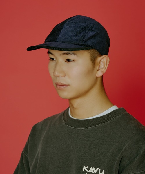 KAVU(カブー)の「KAVU/カブー Cord Pro Strap Cap/コードプロストラップキャップ(キャップ・メンズ・マスタード/ダークグリーン/チャコールグレー/ブラック/ダークブラウン/ネイビー・FREE)」の8枚目の写真