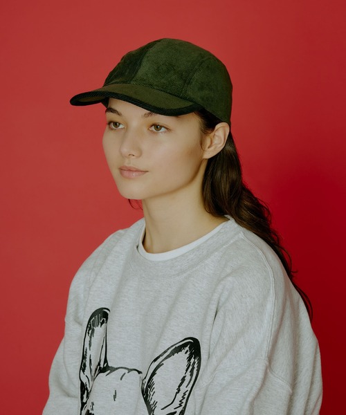 KAVU(カブー)の「KAVU/カブー Cord Pro Strap Cap/コードプロストラップキャップ(キャップ・メンズ・マスタード/ダークグリーン/チャコールグレー/ブラック/ダークブラウン/ネイビー・FREE)」の9枚目の写真