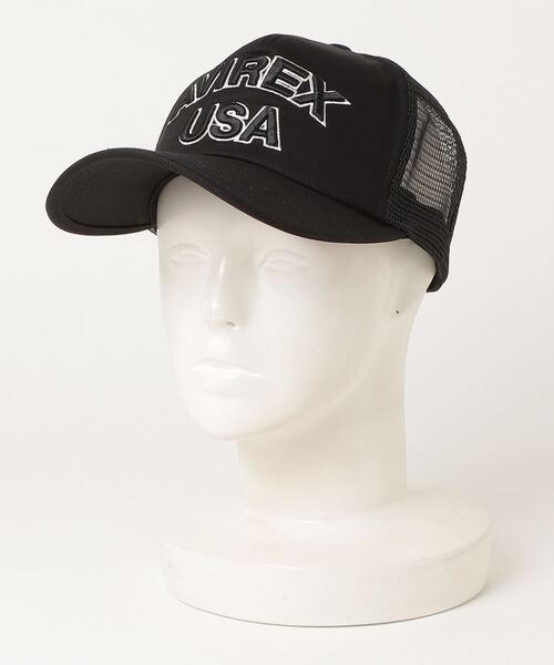 AVIREX（アヴィレックス）の「【AVIREX】LOGO MESH CAP（キャップ・メンズ・グレー系カモフラージュ/ホワイト/ブラック/ネイビー/オリーブ・FREE）」の16枚目の写真