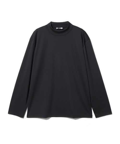 COLUMN（コラム）の「COLUMN / ベーシック モックネックカットソー（Tシャツ/カットソー・メンズ・ブラック/ホワイト/パープル/ネイビー・SMALL/MEDIUM/LARGE/X-LARGE）」の3枚目の写真