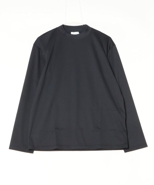 COLUMN（コラム）の「COLUMN / ベーシック モックネックカットソー（Tシャツ/カットソー・メンズ・ブラック/ホワイト/パープル/ネイビー・SMALL/MEDIUM/LARGE/X-LARGE）」の15枚目の写真