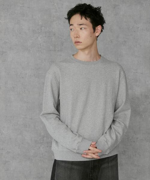 THE STANDARD（ザスタンダード）の「■■■WEGO/エルボーパッチクルーネックプルオーバー■■■（スウェット・メンズ・ブラック/杢グレー・MEDIUM/LARGE）」の7枚目の写真