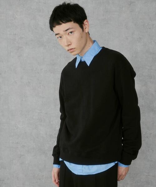 THE STANDARD（ザスタンダード）の「■■■WEGO/エルボーパッチクルーネックプルオーバー■■■（スウェット・メンズ・ブラック/杢グレー・MEDIUM/LARGE）」の12枚目の写真