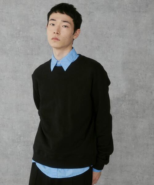 THE STANDARD（ザスタンダード）の「■■■WEGO/エルボーパッチクルーネックプルオーバー■■■（スウェット・メンズ・ブラック/杢グレー・MEDIUM/LARGE）」の13枚目の写真