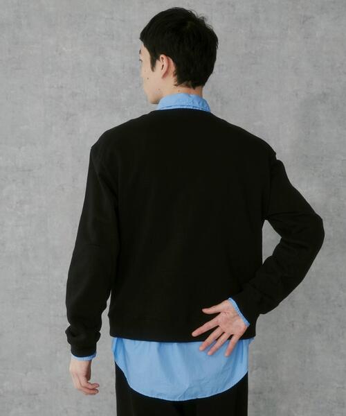 THE STANDARD（ザスタンダード）の「■■■WEGO/エルボーパッチクルーネックプルオーバー■■■（スウェット・メンズ・ブラック/杢グレー・MEDIUM/LARGE）」の14枚目の写真