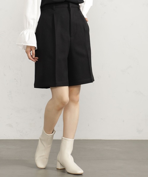 FOUND GOOD（ファウンドグッド）の「ウールライクショーツ（その他パンツ・レディース・ブラウン系/ブラック/ブラウン系8・L/S/M）」の4枚目の写真