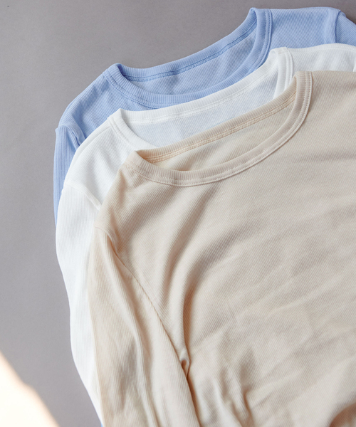 tシャツ 「追加7」パウダリーコットンプルオーバー レディース 追加7》パウダリーコットンプルオーバー（Tシャツ/カットソー