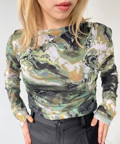 SANSeLF（サンセルフ）の「長袖ニット（ニット/セーター・レディース・オレンジ・FREE）」の7枚目の写真