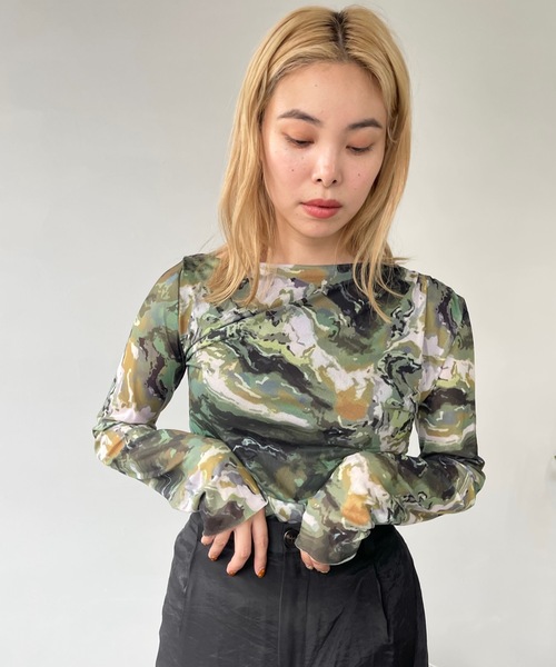 SANSeLF（サンセルフ）の「長袖ニット（ニット/セーター・レディース・オレンジ・FREE）」の8枚目の写真