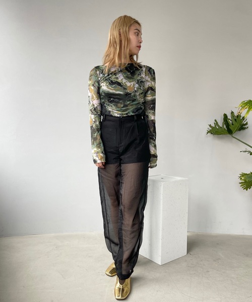 SANSeLF（サンセルフ）の「長袖ニット（ニット/セーター・レディース・オレンジ・FREE）」の9枚目の写真