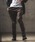 GLIMCLAPiONbvj́ump12712- Tight fit track pants -leopard × hand writing pattern- W[W[pcȋpcjvbuE