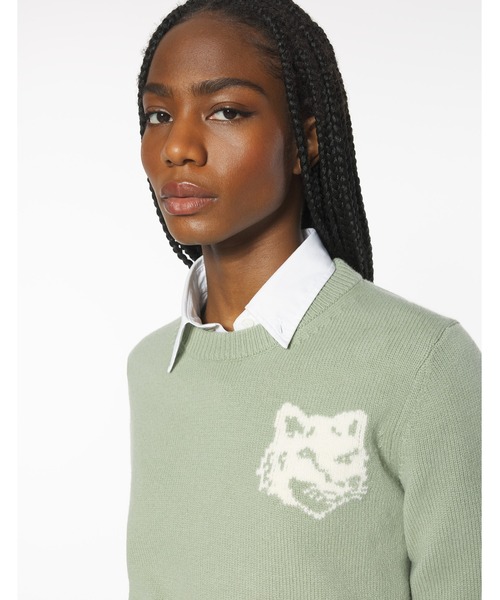 FOX HEAD INTARSIA REGULAR JUMPER（ニット/セーター）｜Maison